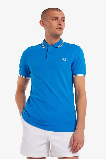 Pánské Polo Triko Fred Perry M3600 Blankyt | CZ 1626WNBY